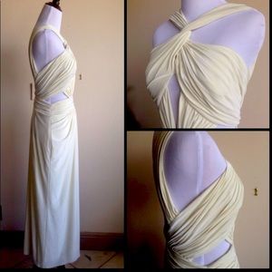 Tadashi Shoji Halter neck gown